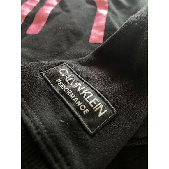 Calvin Klein Performance Women’s Size Small Black/Pink Crew Neck Pullover - Picture 2 of 5